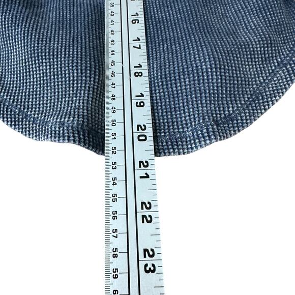 Free People Twisted Cable Cuff Top Women’s XS Indigo Blue Pullover Knit NWT New - Picture 11 of 11